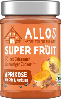 Allos Super Fruit Aprikose Chia Kurkuma, 200g