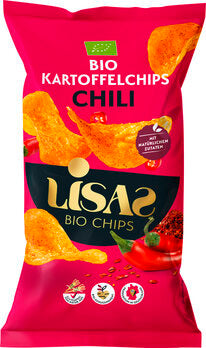 Lisas Chips Kartoffelchips Chili, 125g