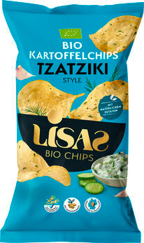 Lisas Chips Kartoffelchips Tzatziki, 125g