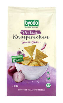 Byodo Protein Knusperecken Sweet Onion, 80g