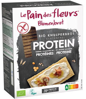 Le Pain des Fleurs Blumenbrot Protein Knusperbrot, 150g