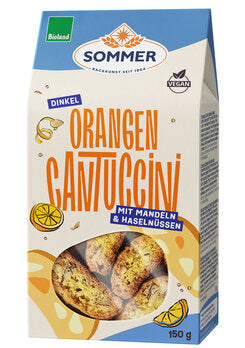 Sommer Dinkel Cantuccini Orange, 150g