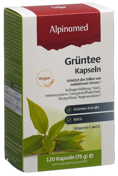 DrogerieMarkt24 - DrogerieMarkt24 ALPINAMED Grüntee Kapseln 120 Stück - DrogerieMarkt24