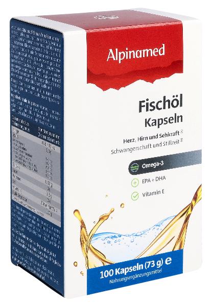 DrogerieMarkt24 - DrogerieMarkt24 ALPINAMED Fischöl Kapseln 100 Stück - DrogerieMarkt24