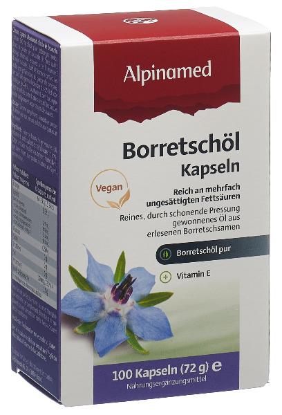 DrogerieMarkt24 - DrogerieMarkt24 ALPINAMED Borretschöl Kapseln 100 Stück - DrogerieMarkt24