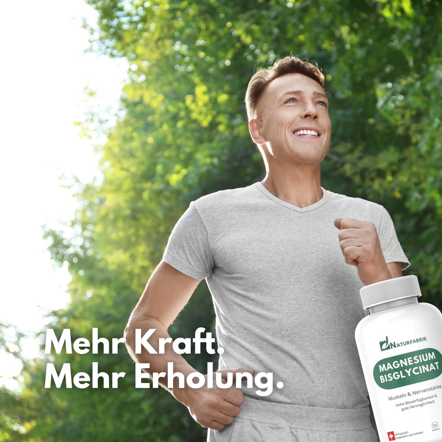 NATURFABRIK Magnesium Bisglycinat Kapseln 90 Stück