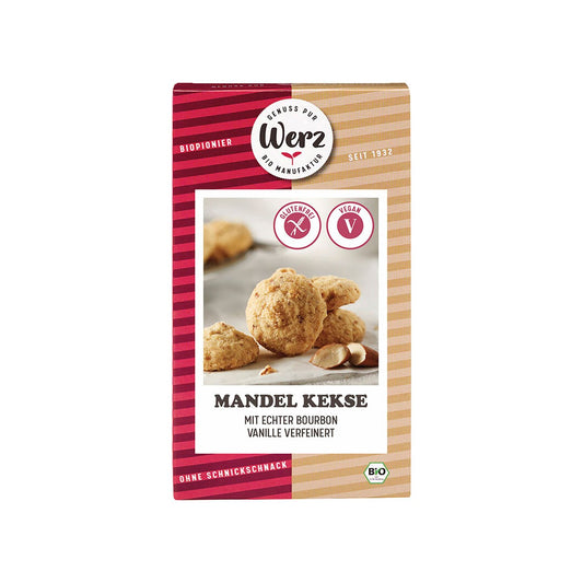 Werz Mandelkekse Bourbon Vanille, EU Bio Pack 110 g