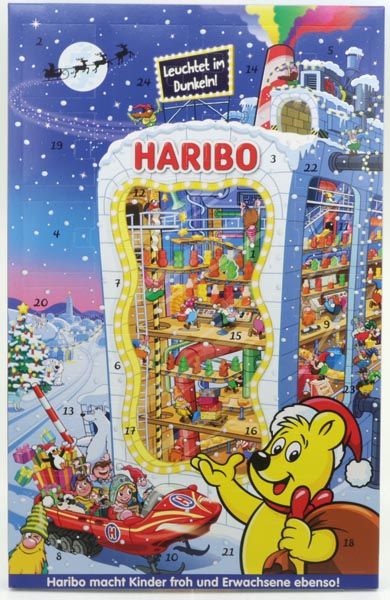Food Haribo Adventskalender 300g, 10f sort.