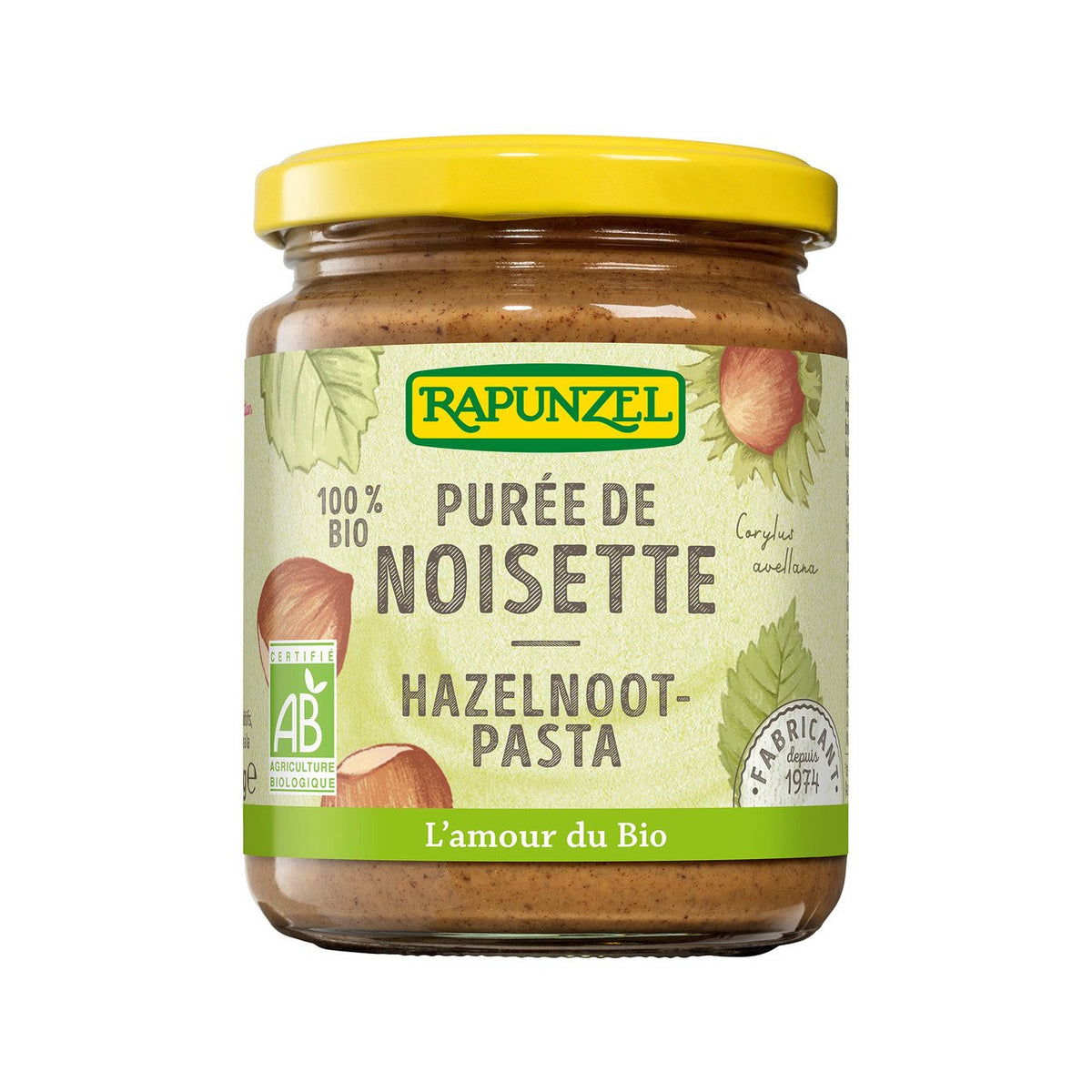 Rapunzel Purée de noisettes, EU Bio Glas 250 g