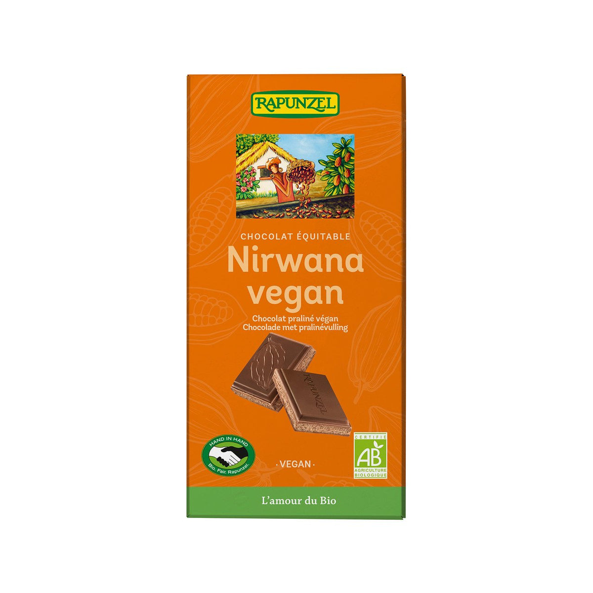 Rapunzel Rice Choco Nirwana, EU Bio / Fairer Handel Tafel 100 g