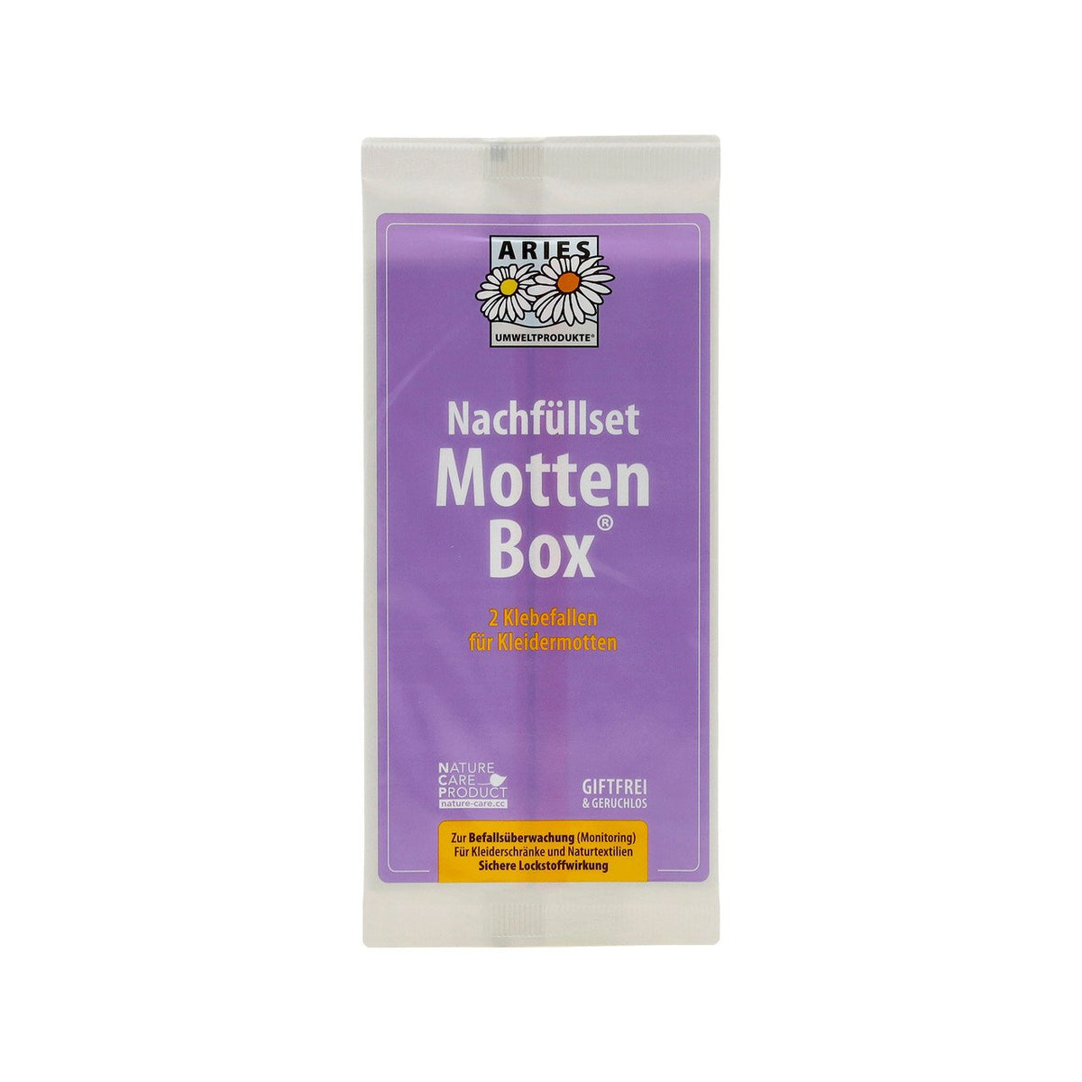 Aries Nachfüllset Mottenbox Kleidermotten, Klebefalle, Nature Care Product 1 Stück