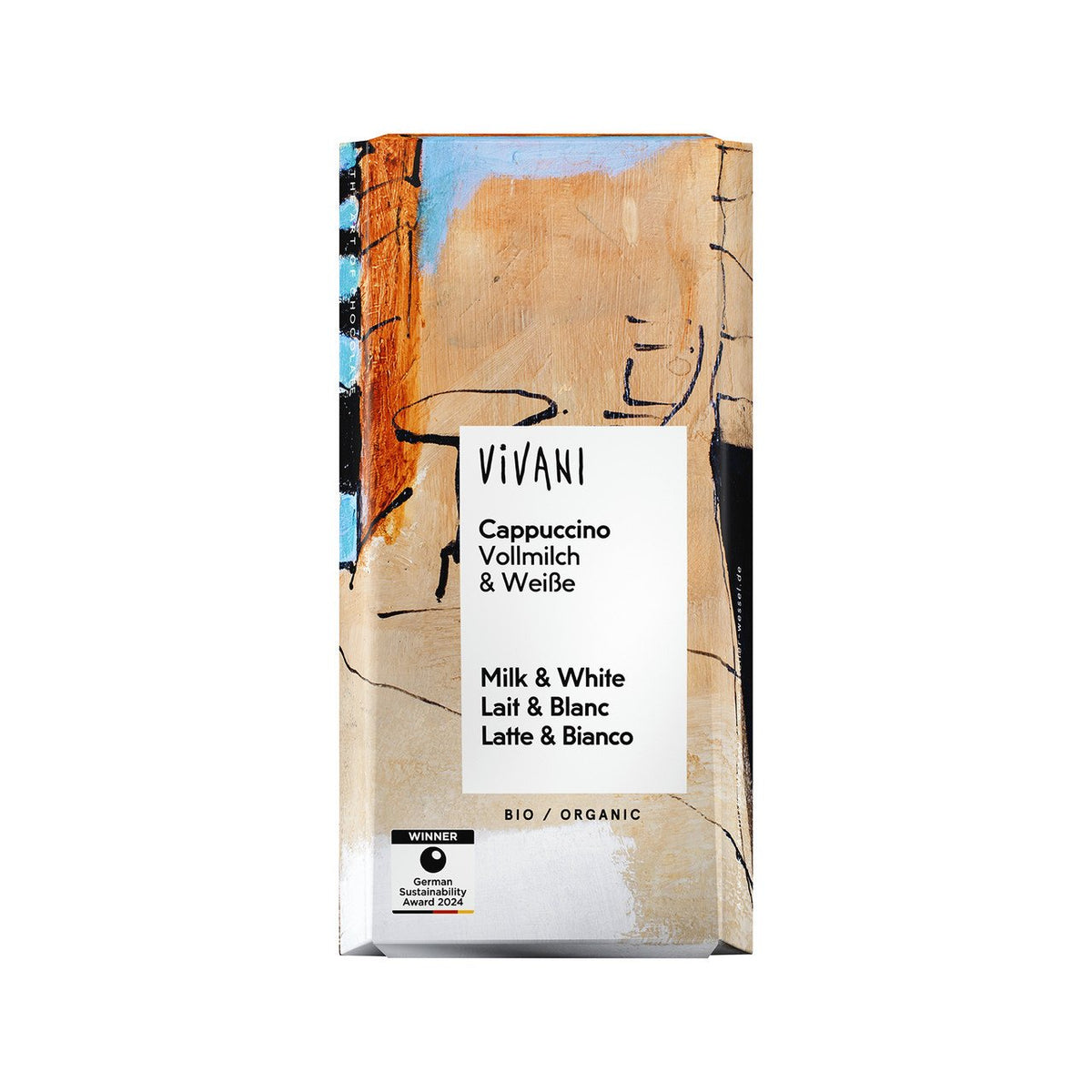 Vivani Schokolade Cappuccino, EU Bio Tafel 100 g