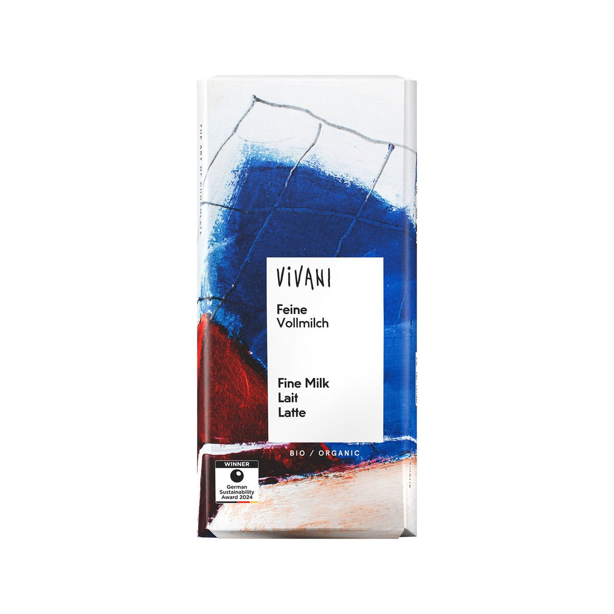 Vivani Schokolade Feine Vollmilch, EU Bio Tafel 80 g