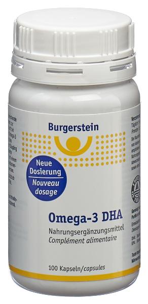 DrogerieMarkt24 - DrogerieMarkt24 BURGERSTEIN Omega 3 DHA Kapseln 100 Stück - DrogerieMarkt24