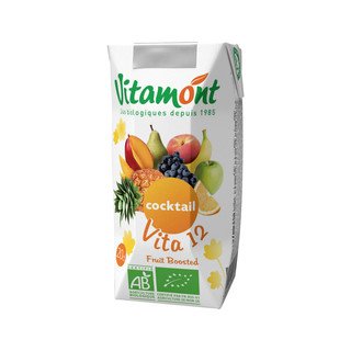 Vitamont Cocktail Vita 12 reiner Fruchtsaft, EU Bio 200ml