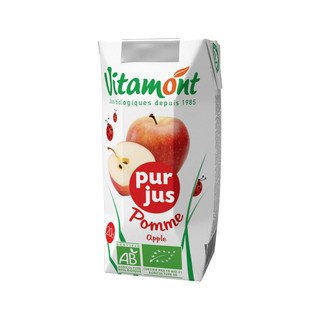 Vitamont Apfelsaft, reiner Fruchtsaft, EU Bio 200ml