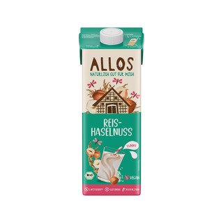 Allos Reis-Haselnuss Drink, ungesüsst, EU Bio 1kg