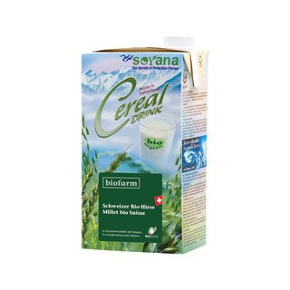 Soyana Swiss Cereal Hirse-Drink "Biofarm", CH Bio 1l