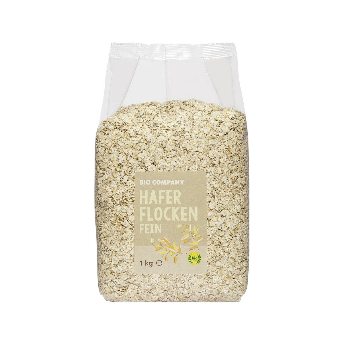 BIO COMPANY Haferflocken, Kleinblatt, EU Bio Beutel 1 kg