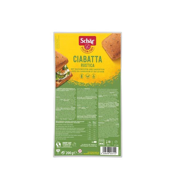 SCHÄRCiabatta Rustica glutenfrei 4 x 50 g