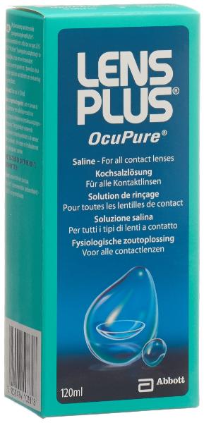 LENS PLUS OcuPure KochsalzlÃ¶sung Fl 120 ml
