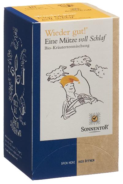 SONNENTOR Eine Mütze voll Schlaf Tee 18 Btl