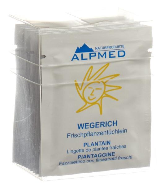 DrogerieMarkt24 - DrogerieMarkt24 ALPMED Frischpflanzentüchlein Wegerich 13 Stk - DrogerieMarkt24