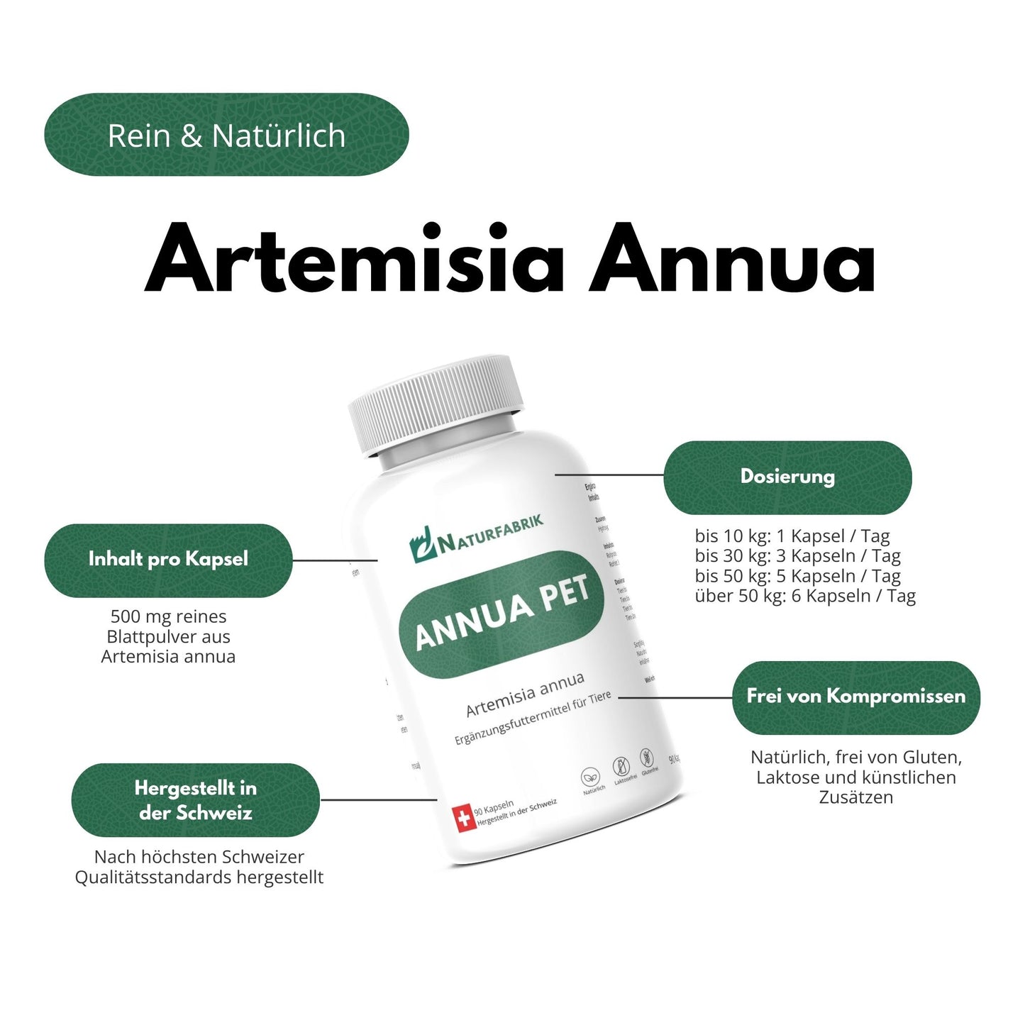 NATURFABRIK Annua Pet 90 Kapseln