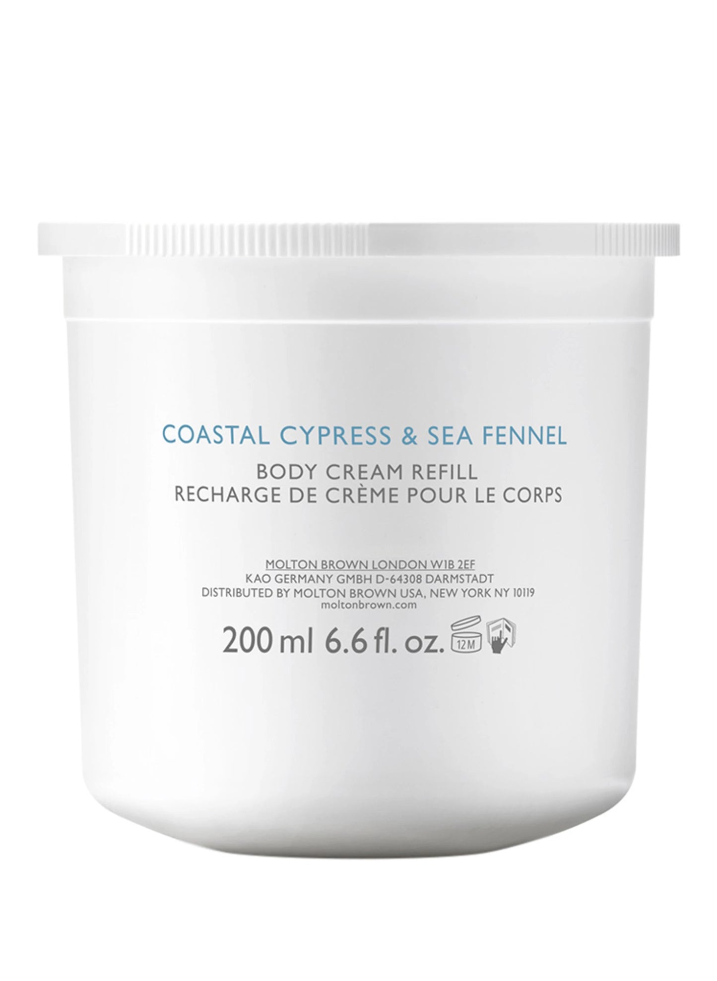 MOLTON BROWN Coastal Cypress & Sea Fennel Refill Body Cream 200ml