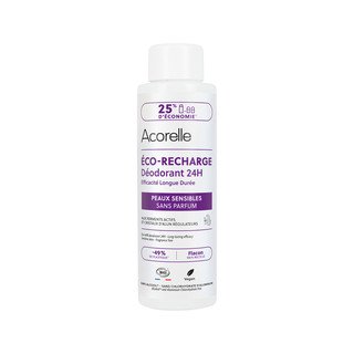 Acorelle Eco-Refill Roll-On Deo 24h Sensible Haut, Cosmetique Bio - COSMOS ORGANIC 100ml