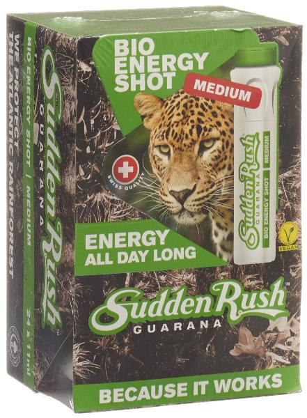 DrogerieMarkt24 - DrogerieMarkt24 SUDDENRUSH Guarana Bio Energy Shot Medium (24 x 11 ml) - DrogerieMarkt24