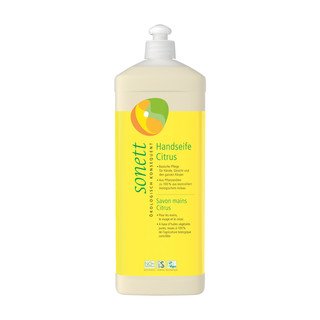 SONETT Handseife Citrus, Nachfüllflasche, Natural Cosmetic Standard - Organic 1 l