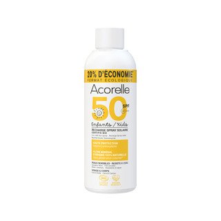 Acorelle Nachfüllflasche Sonnenspray Kinder SPF50, Cosmetique Bio - COSMOS ORGANIC 150g