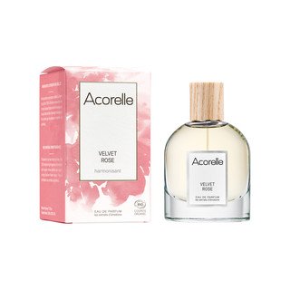 Acorelle Eau de Parfum Velvet Rose, Cosmetique Bio - COSMOS ORGANIC 50g
