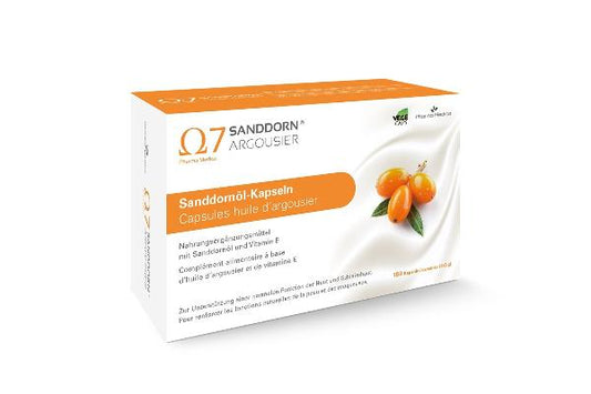 DrogerieMarkt24 - DrogerieMarkt24 SANDDORN ARGOUSIER Omega 7 Kaps 180 Stk - DrogerieMarkt24