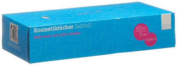 IVF Kosmetiktücher Zellstoff 3-lagig 60 Stk
