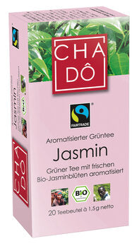 CHA DÔ Tee Grüntee Jasmin 20x1,5g
