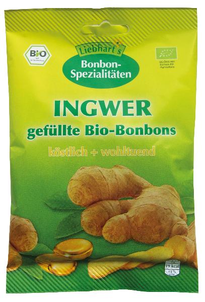 LIEBHARTS Bonbons Ingwer Bio Btl 100 g