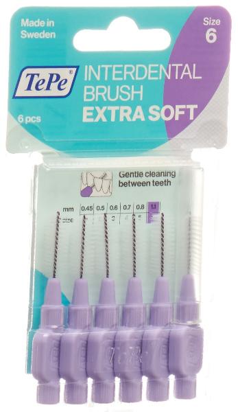 TEPE Interden Brush 1.1mm x-soft viol Blist 6 Stk