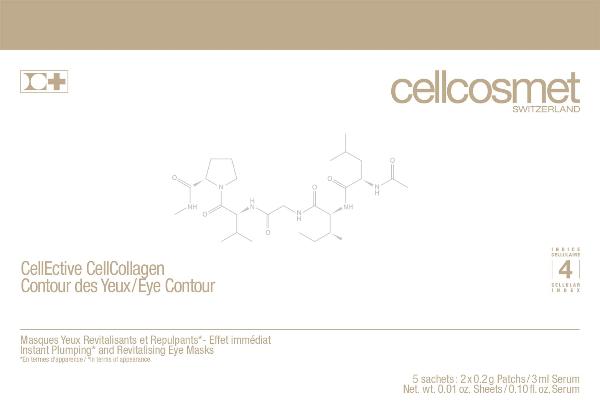 DrogerieMarkt24 - DrogerieMarkt24 CELLCOSMET CellCollagen Eye Contour Mask 5 Set - DrogerieMarkt24