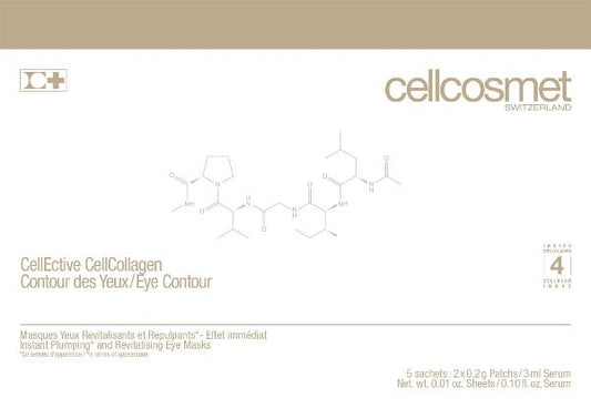 DrogerieMarkt24 - DrogerieMarkt24 CELLCOSMET CellCollagen Eye Contour Mask 5 Set - DrogerieMarkt24
