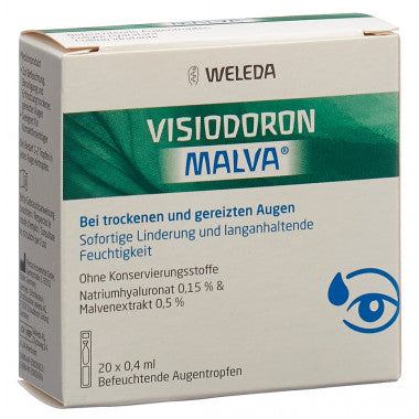 WELEDA Visiodoron Malva Augentropfen 20 Monodosen 0.4 ml