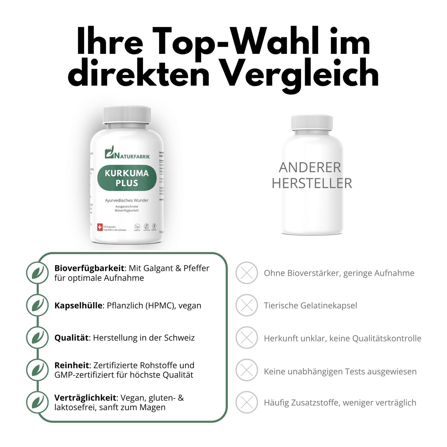 NATURFABRIK Kurkuma Plus Kapseln 100 Stk