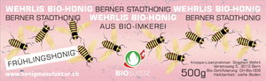 WEHRLIS Berner BIO-Sommer Stadthonig 500g