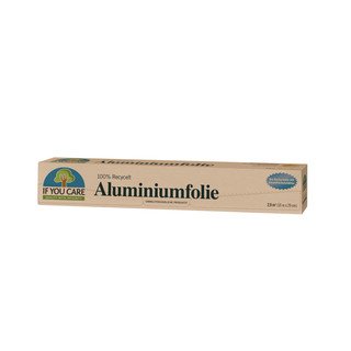 if you care Aluminiumfolie, 100% recycelt, 10m x 29cm, ohne Zertifizierung