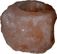 HIMANATUR Teelicht Salzkristall Mini 700-1000 g 1Stk