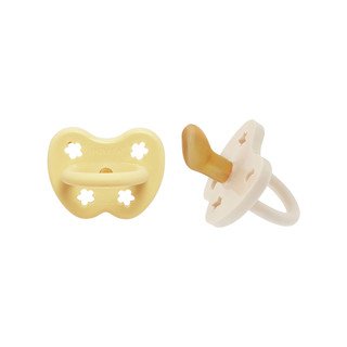 HEVEA Schnuller ORTHO 3-36 Mt, gelb und weiss, ohne Zertifizierung 300 g