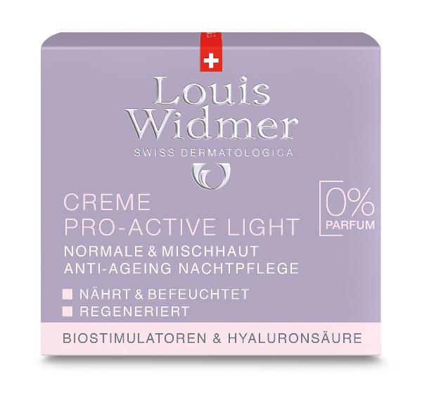 DrogerieMarkt24 - DrogerieMarkt24 WIDMER Creme Pro Active Light ohne Parfüm 50 ml - DrogerieMarkt24
