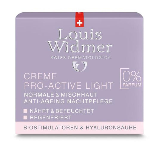 DrogerieMarkt24 - DrogerieMarkt24 WIDMER Creme Pro Active Light ohne Parfüm 50 ml - DrogerieMarkt24