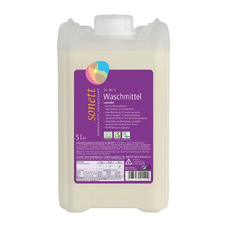 SONETT Waschmittel flüssig 30 - 95°C Lavendel, Nature Care Product 5 l